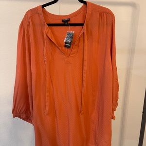 Torrid NWT Orange Blouse Size 3